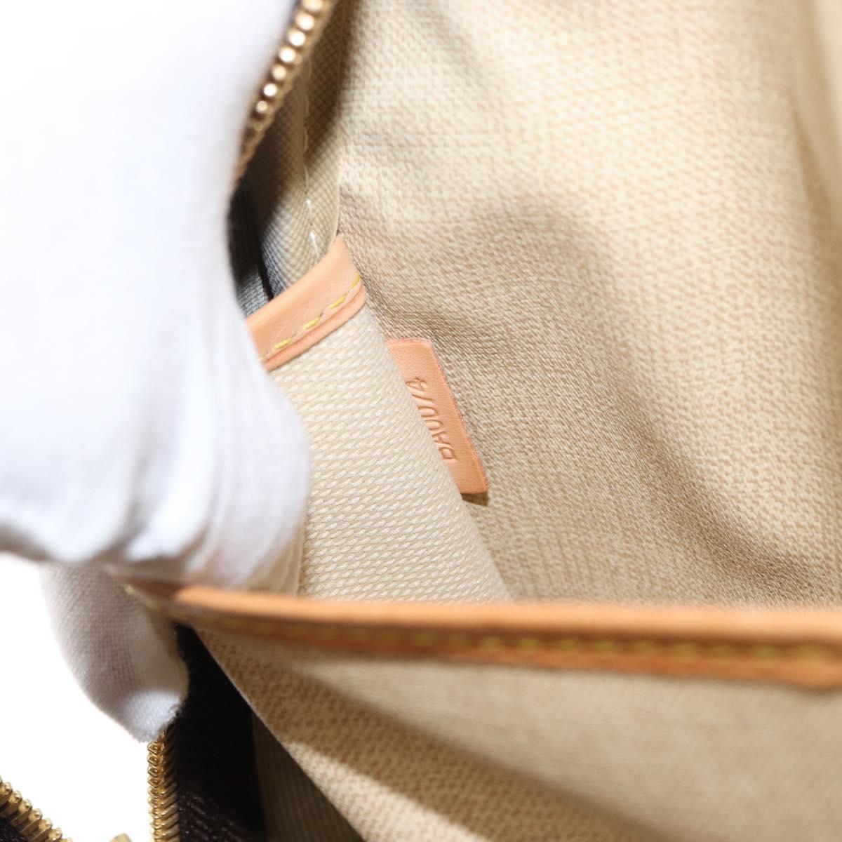 LOUIS VUITTON Monogram Trouville Hand Bag M42228 LV Auth 155669