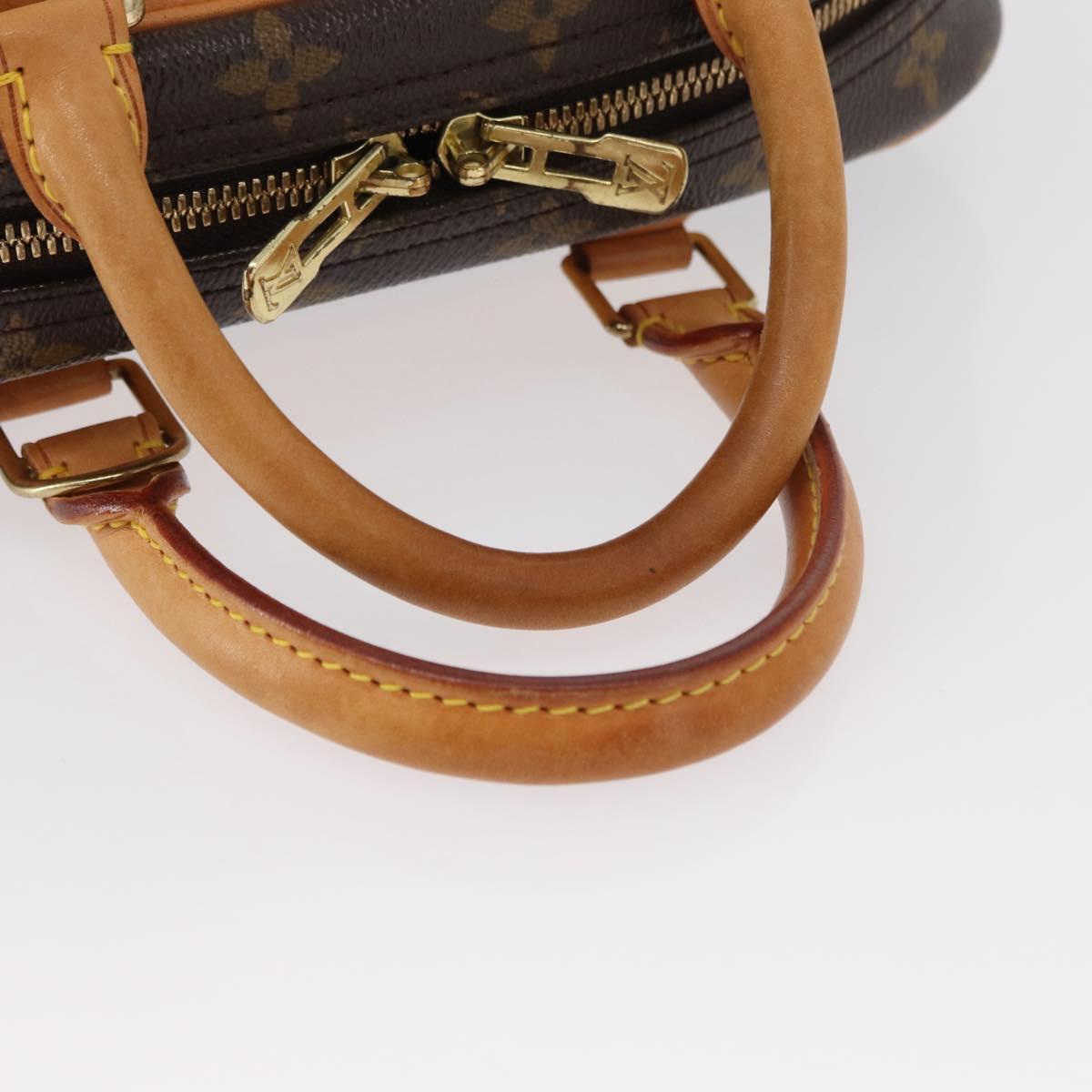 LOUIS VUITTON Monogram Trouville Hand Bag M42228 LV Auth 155669