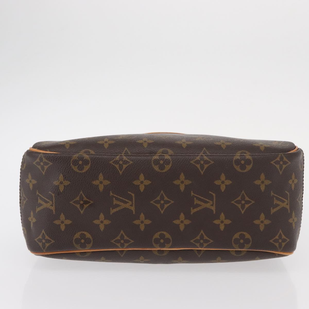 LOUIS VUITTON Monogram Trouville Hand Bag M42228 LV Auth 155669