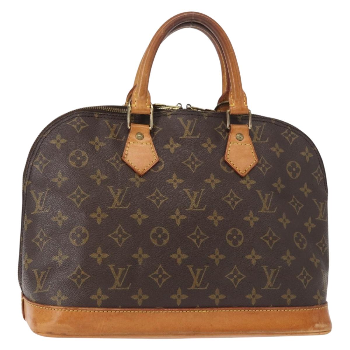 LOUIS VUITTON Monogram Alma Hand Bag M51130 LV Auth 155670