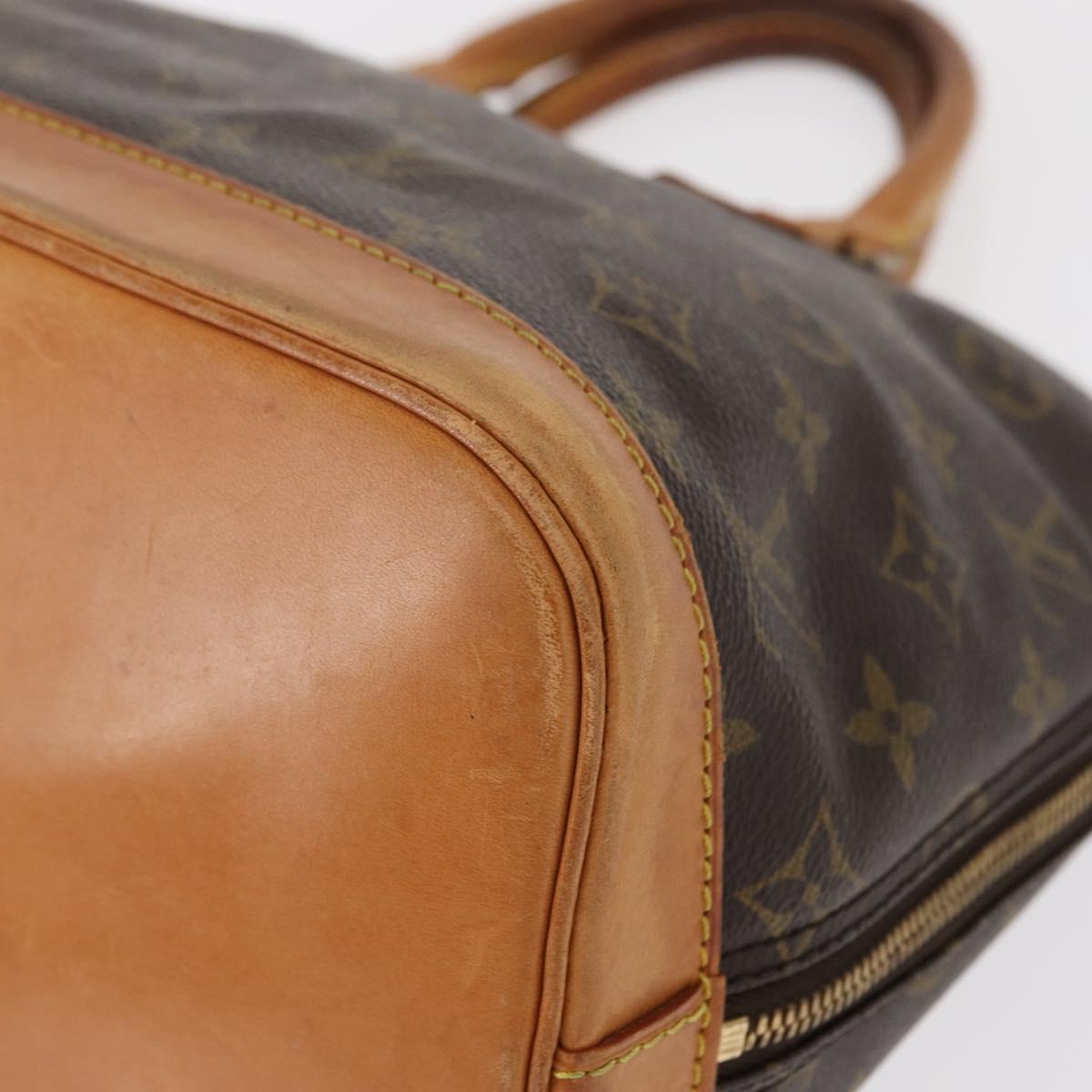 LOUIS VUITTON Monogram Alma Hand Bag M51130 LV Auth 155670