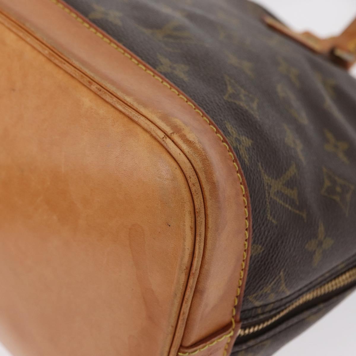 LOUIS VUITTON Monogram Alma Hand Bag M51130 LV Auth 155670