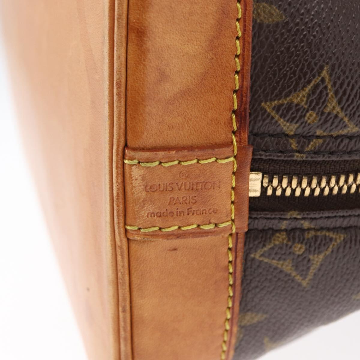 LOUIS VUITTON Monogram Alma Hand Bag M51130 LV Auth 155670