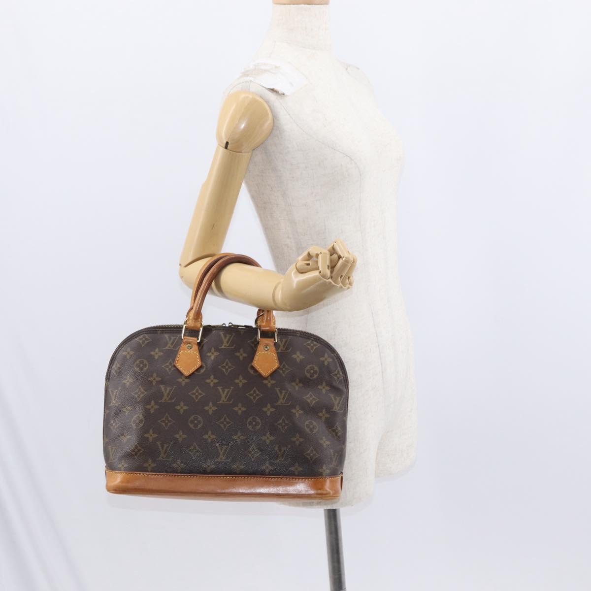 LOUIS VUITTON Monogram Alma Hand Bag M51130 LV Auth 155670