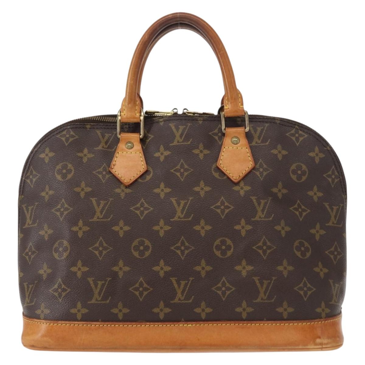 LOUIS VUITTON Monogram Alma Hand Bag M51130 LV Auth 155670