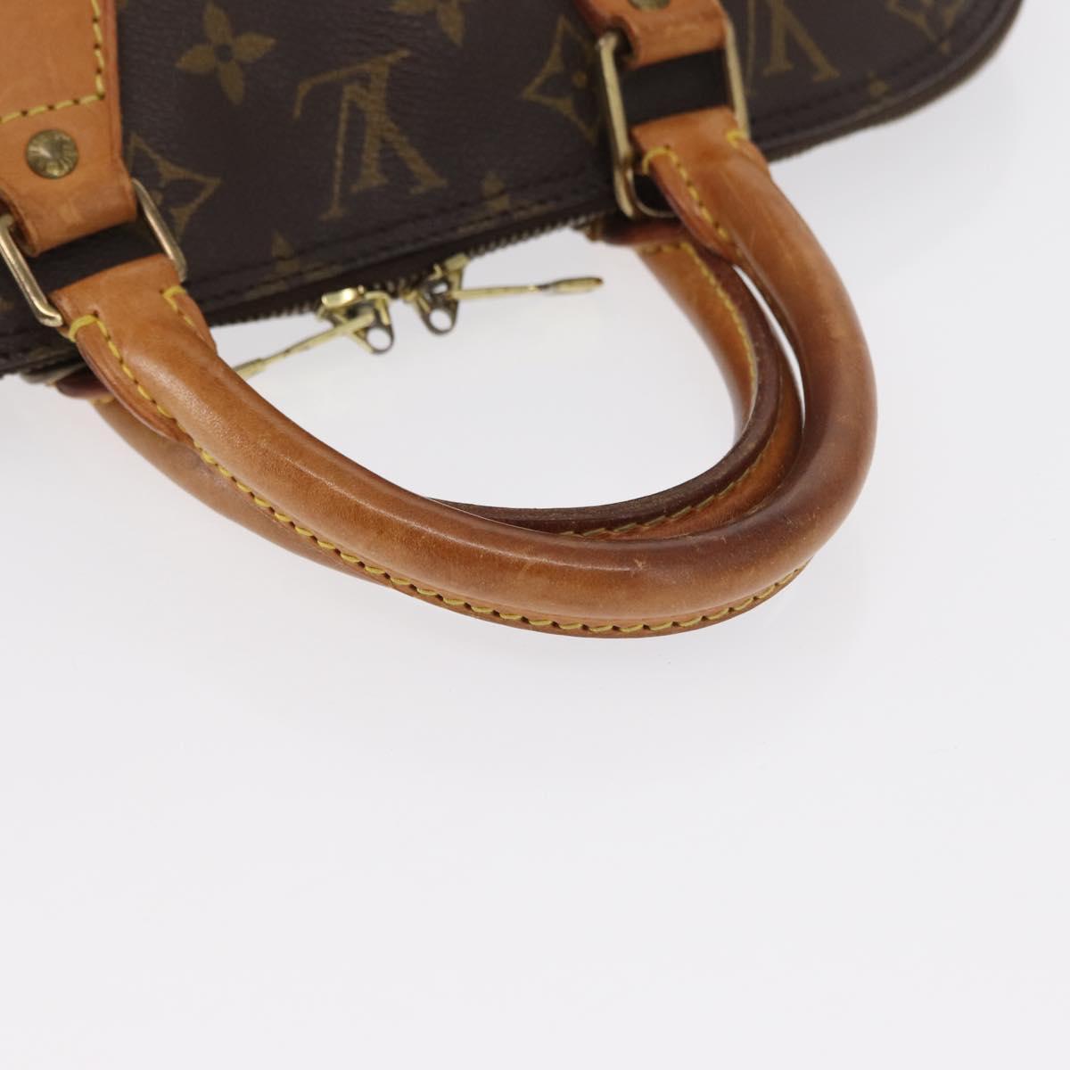 LOUIS VUITTON Monogram Alma Hand Bag M51130 LV Auth 155670