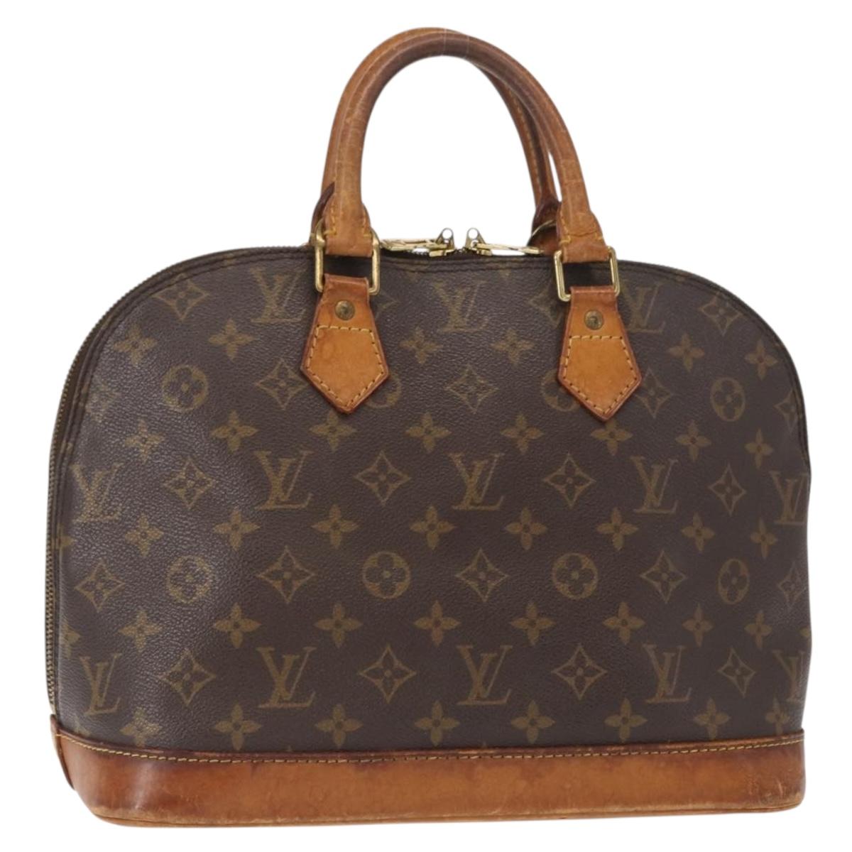 LOUIS VUITTON Monogram Alma Hand Bag M51130 LV Auth 155671