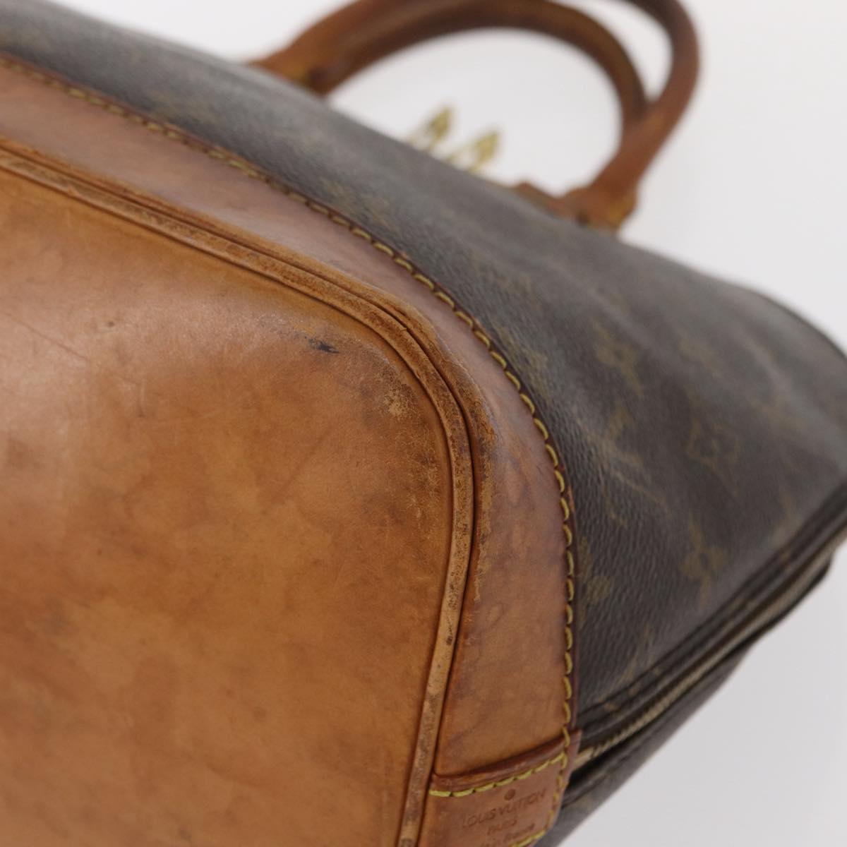 LOUIS VUITTON Monogram Alma Hand Bag M51130 LV Auth 155671