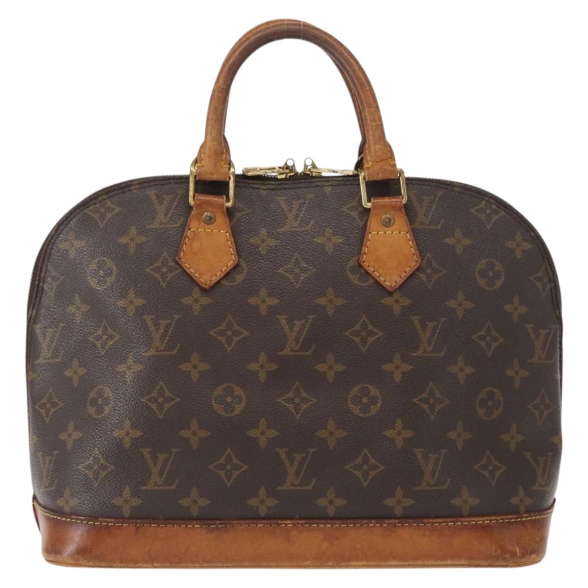 LOUIS VUITTON Monogram Alma Hand Bag M51130 LV Auth 155671