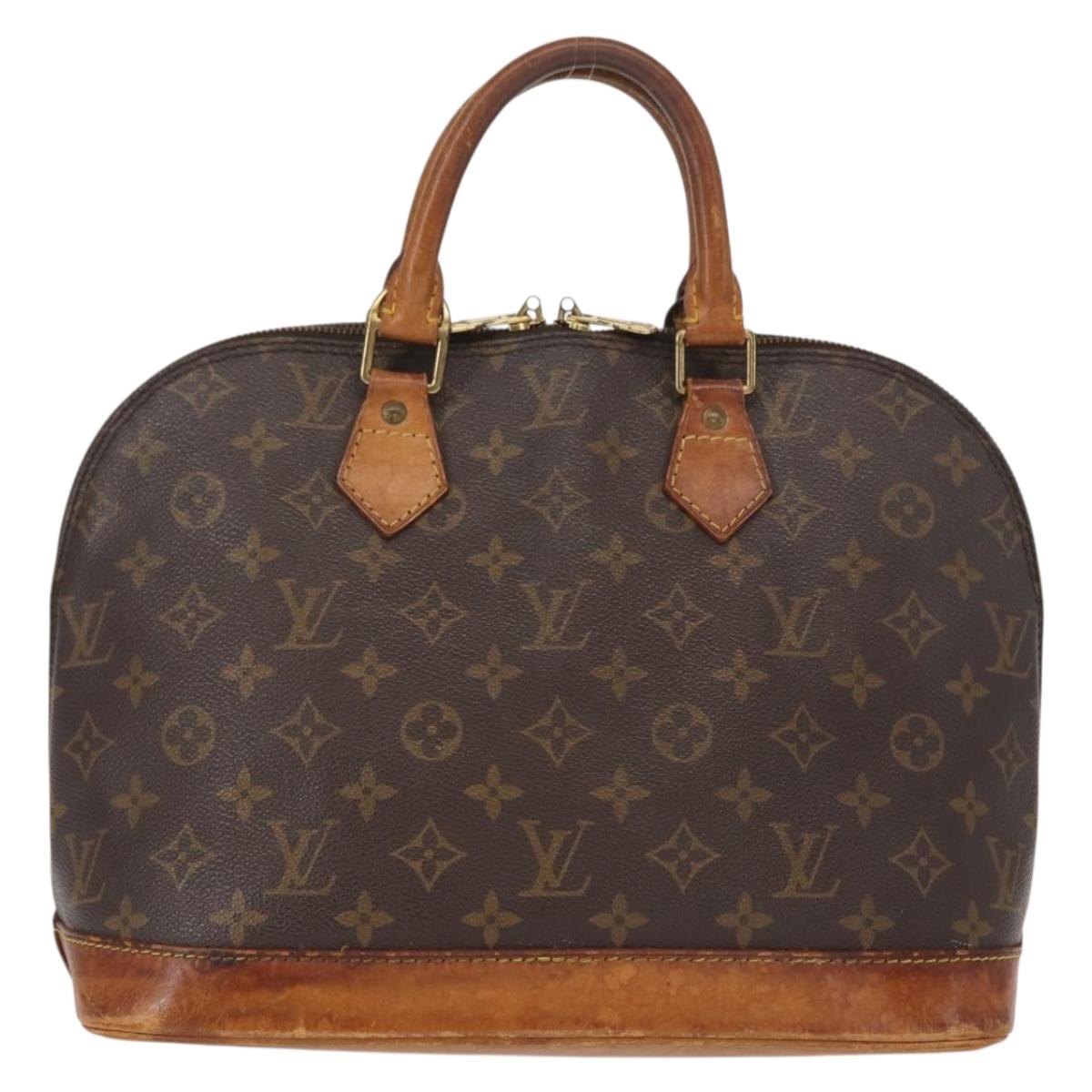 LOUIS VUITTON Monogram Alma Hand Bag M51130 LV Auth 155671