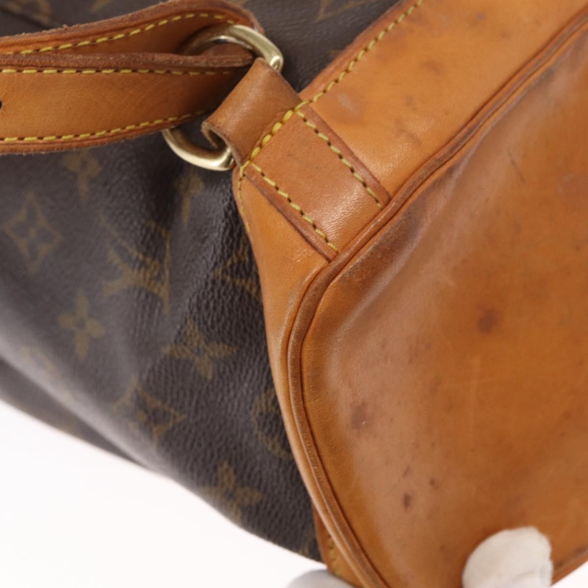 LOUIS VUITTON Monogram Montsouris GM Backpack M51135 LV Auth 155672
