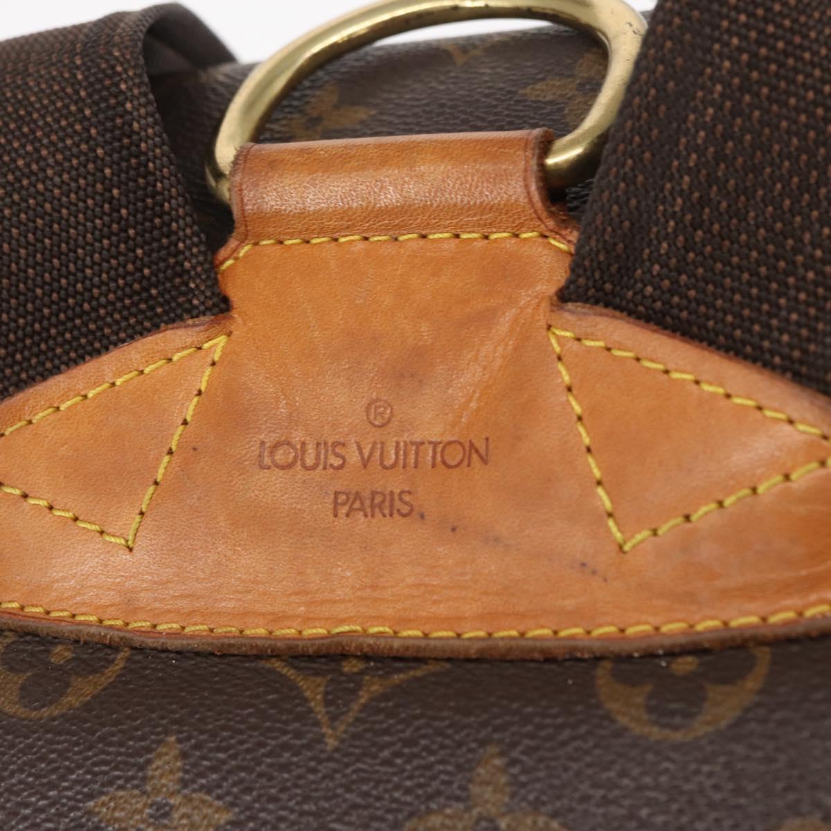 LOUIS VUITTON Monogram Montsouris GM Backpack M51135 LV Auth 155672