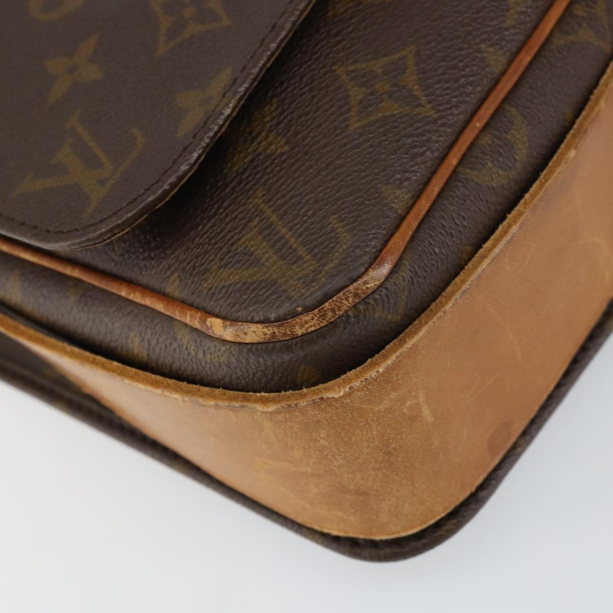 LOUIS VUITTON Monogram Cartouchiere GM Shoulder Bag M51252 LV Auth 155675