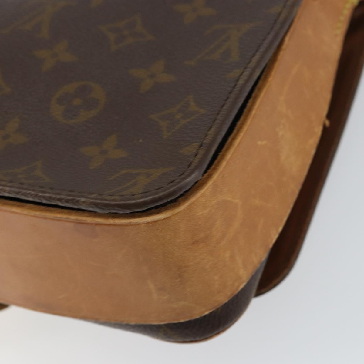 LOUIS VUITTON Monogram Cartouchiere GM Shoulder Bag M51252 LV Auth 155675