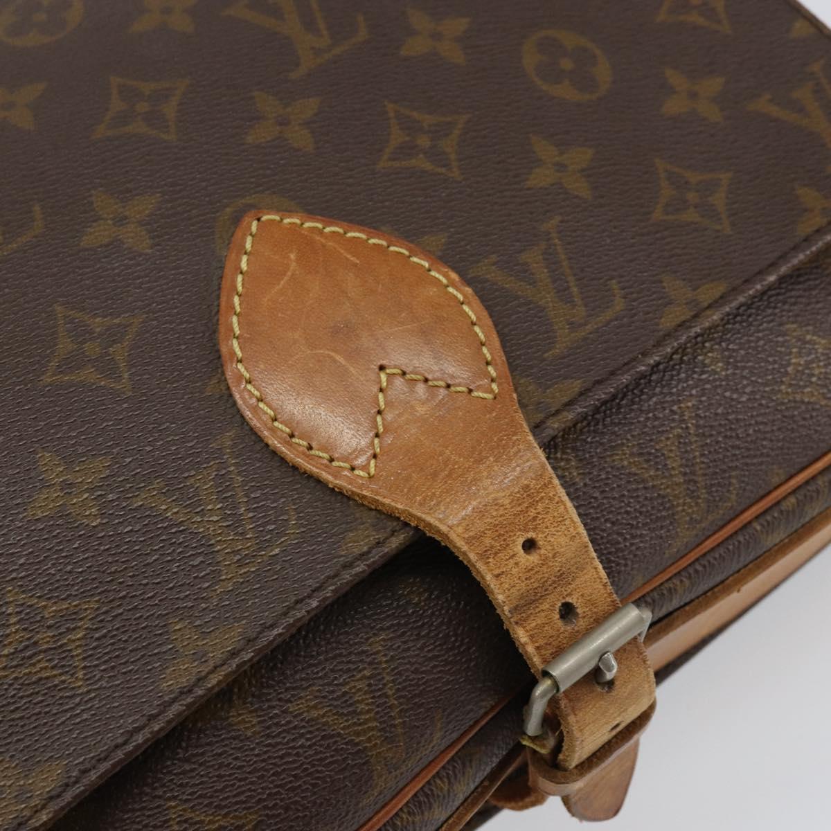 LOUIS VUITTON Monogram Cartouchiere GM Shoulder Bag M51252 LV Auth 155675