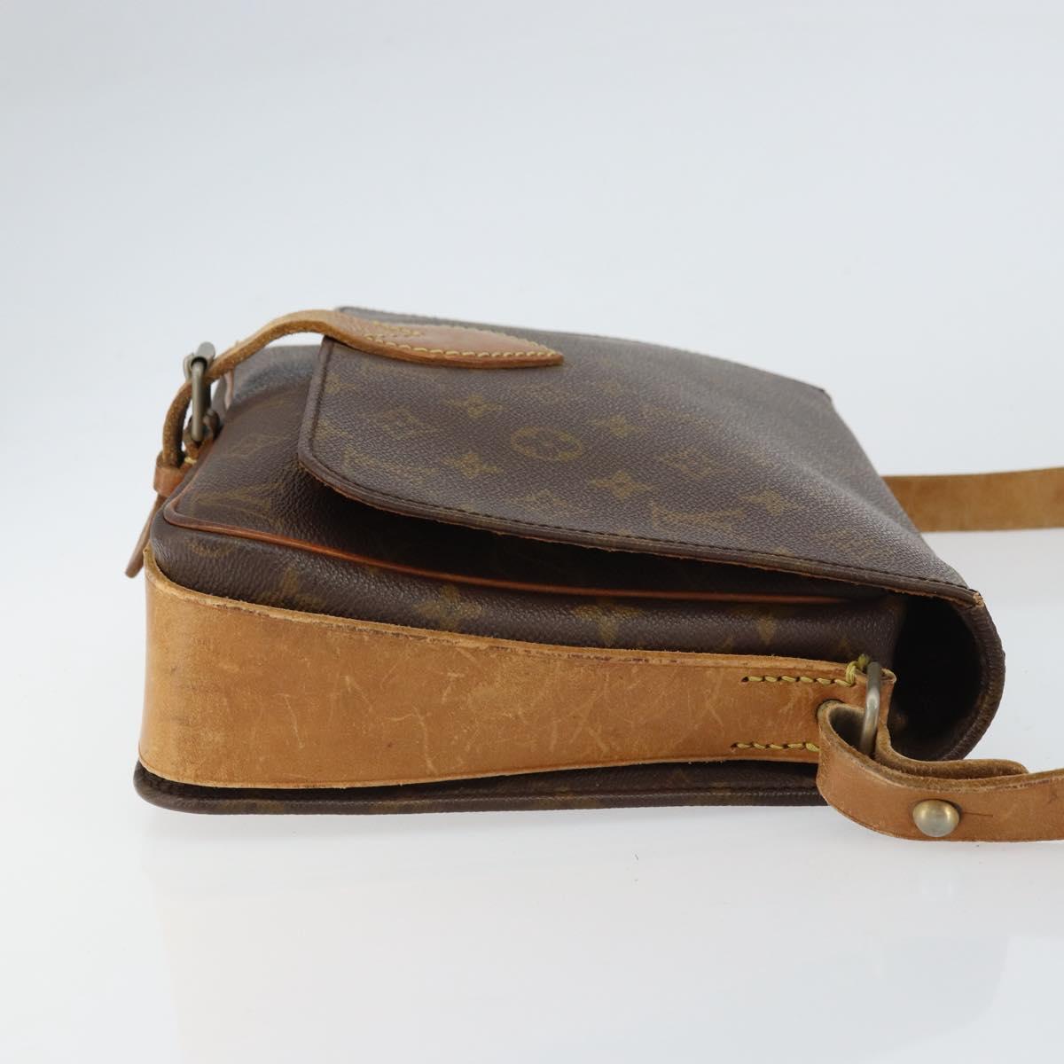 LOUIS VUITTON Monogram Cartouchiere GM Shoulder Bag M51252 LV Auth 155675