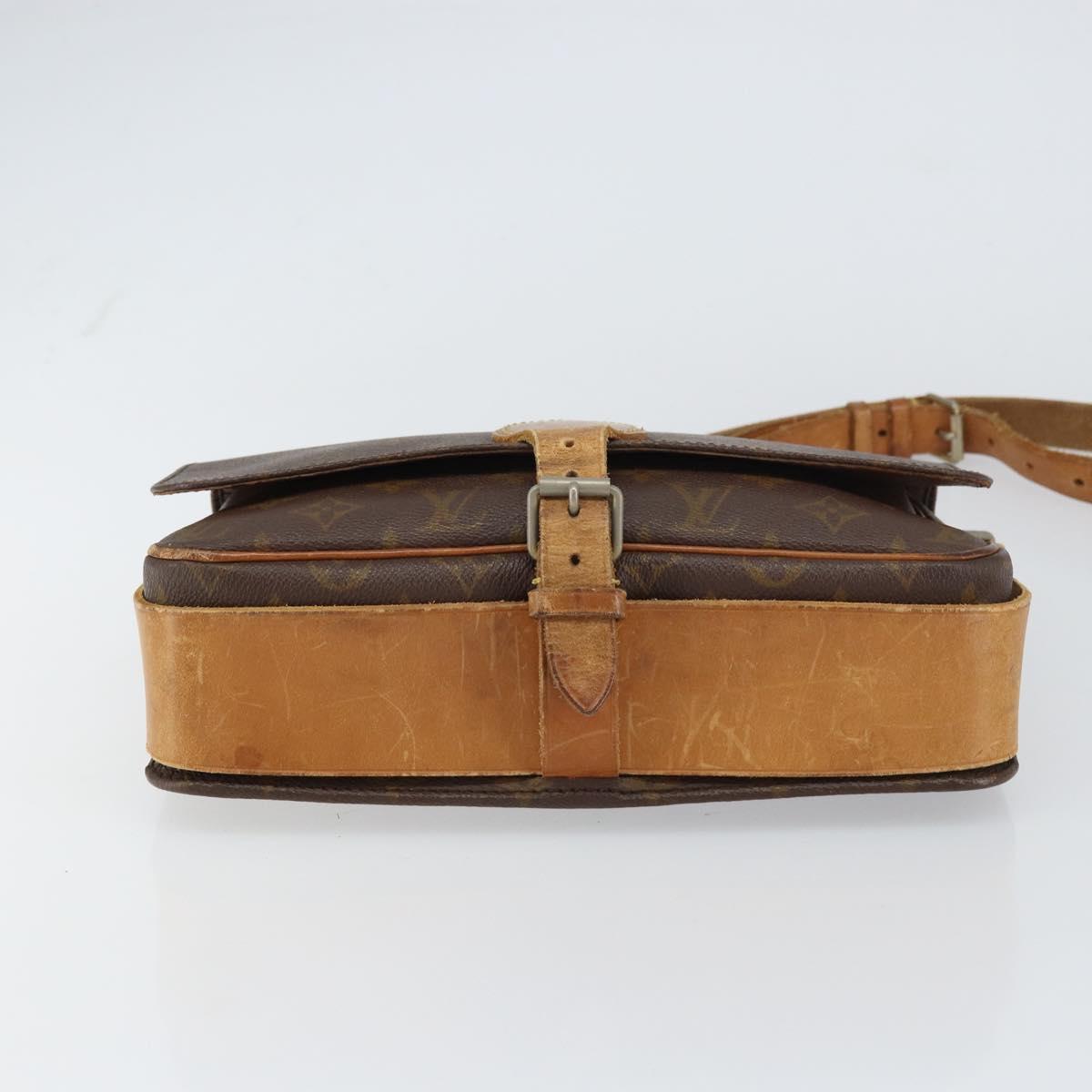 LOUIS VUITTON Monogram Cartouchiere GM Shoulder Bag M51252 LV Auth 155675