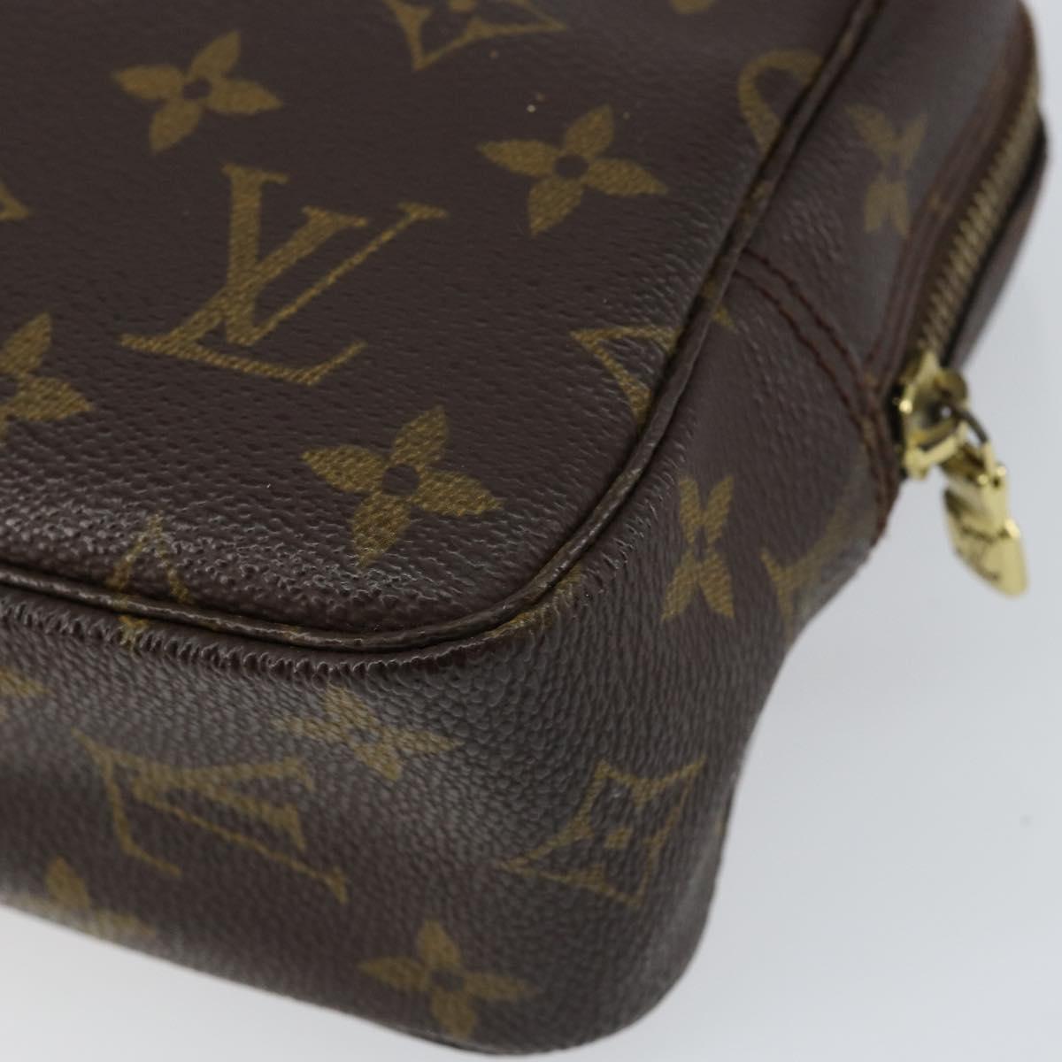 LOUIS VUITTON Monogram Trousse Toilette 23 Clutch Bag M47524 LV Auth 155676