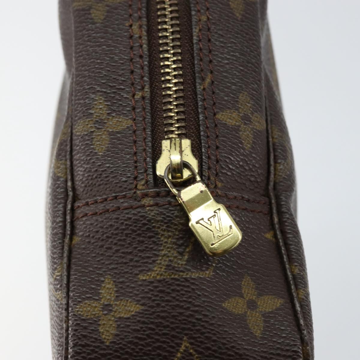 LOUIS VUITTON Monogram Trousse Toilette 23 Clutch Bag M47524 LV Auth 155676