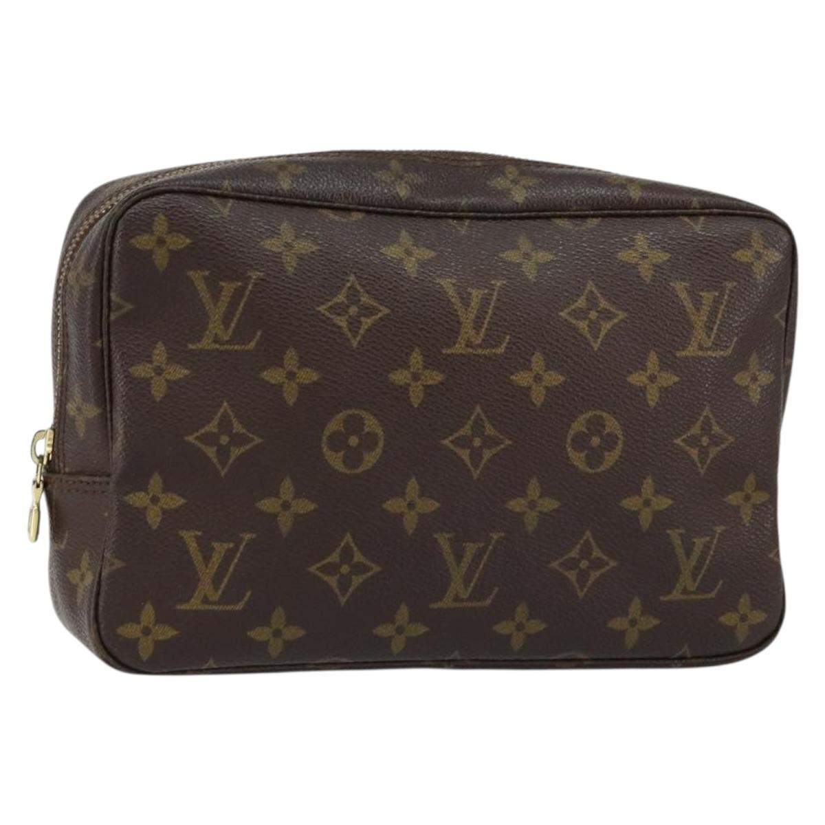 LOUIS VUITTON Monogram Trousse Toilette 23 Clutch Bag M47524 LV Auth 155676