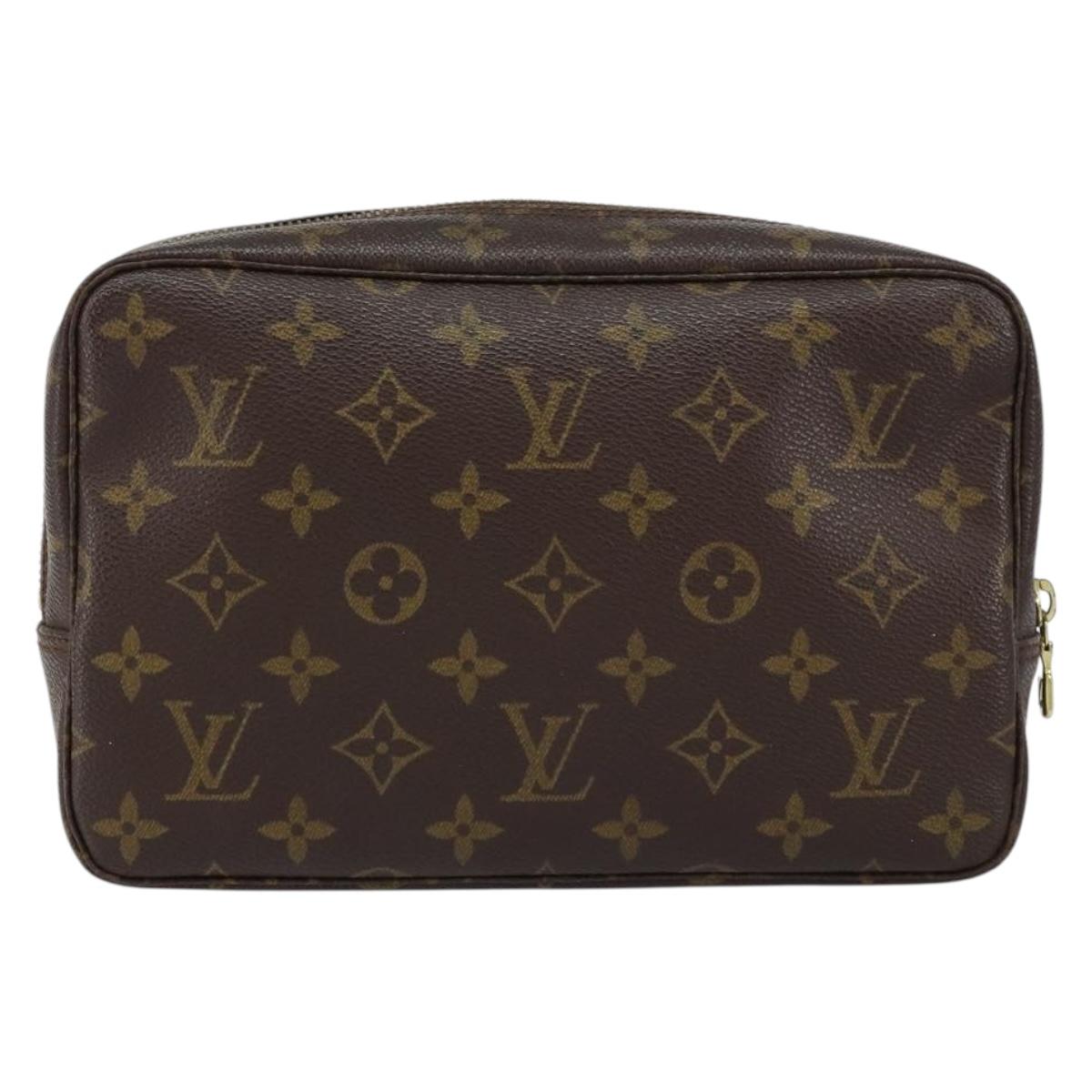 LOUIS VUITTON Monogram Trousse Toilette 23 Clutch Bag M47524 LV Auth 155676