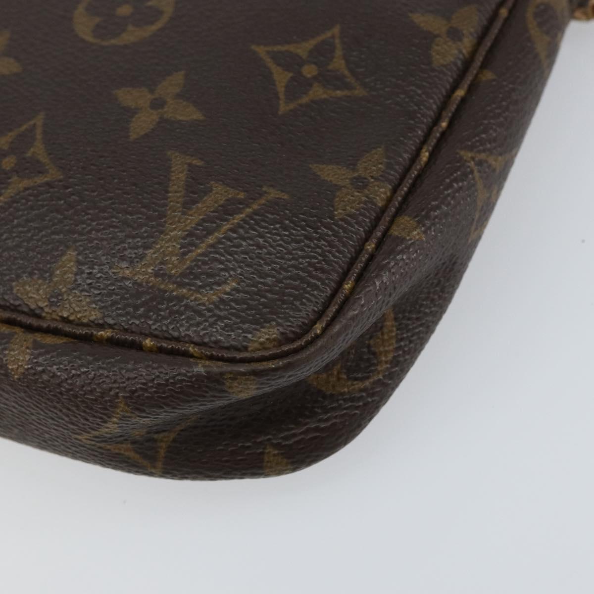LOUIS VUITTON Monogram Pochette Accessoires Pouch M51980 LV Auth 155677