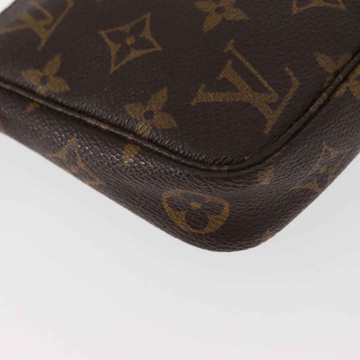 LOUIS VUITTON Monogram Pochette Accessoires Pouch M51980 LV Auth 155678