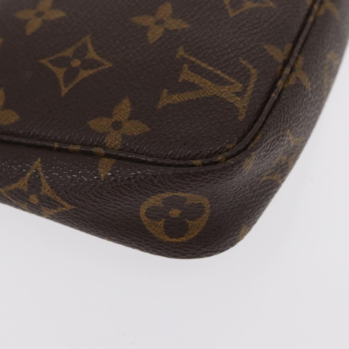 LOUIS VUITTON Monogram Pochette Accessoires Pouch M51980 LV Auth 155678