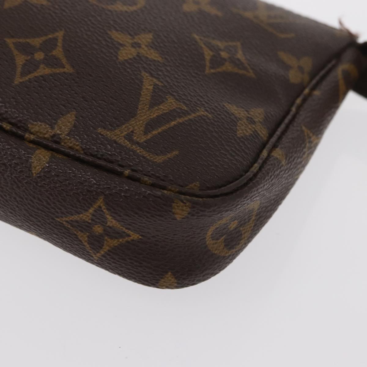 LOUIS VUITTON Monogram Pochette Accessoires Pouch M51980 LV Auth 155678