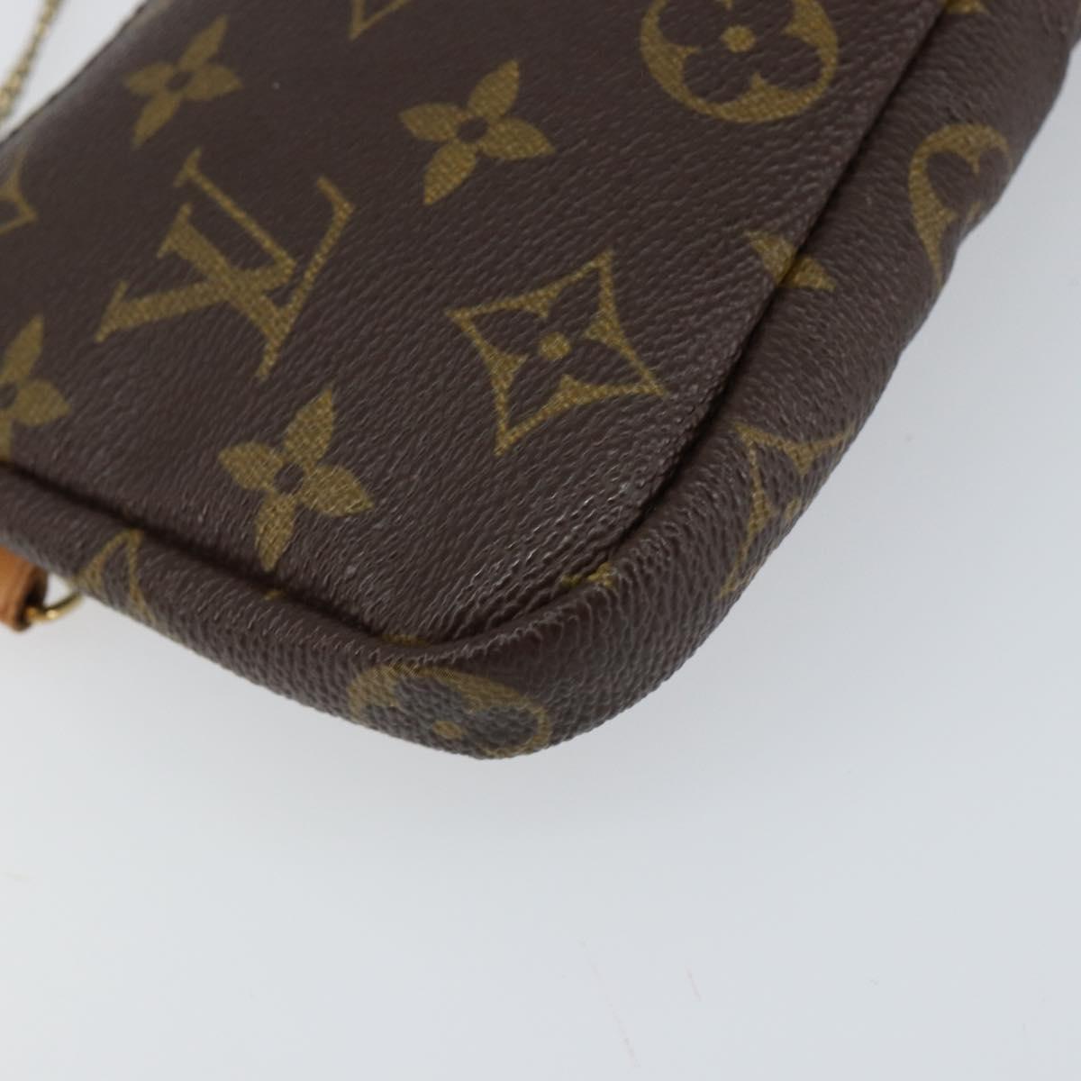 LOUIS VUITTON Monogram Sac Shopping Pouch LV Auth 155679