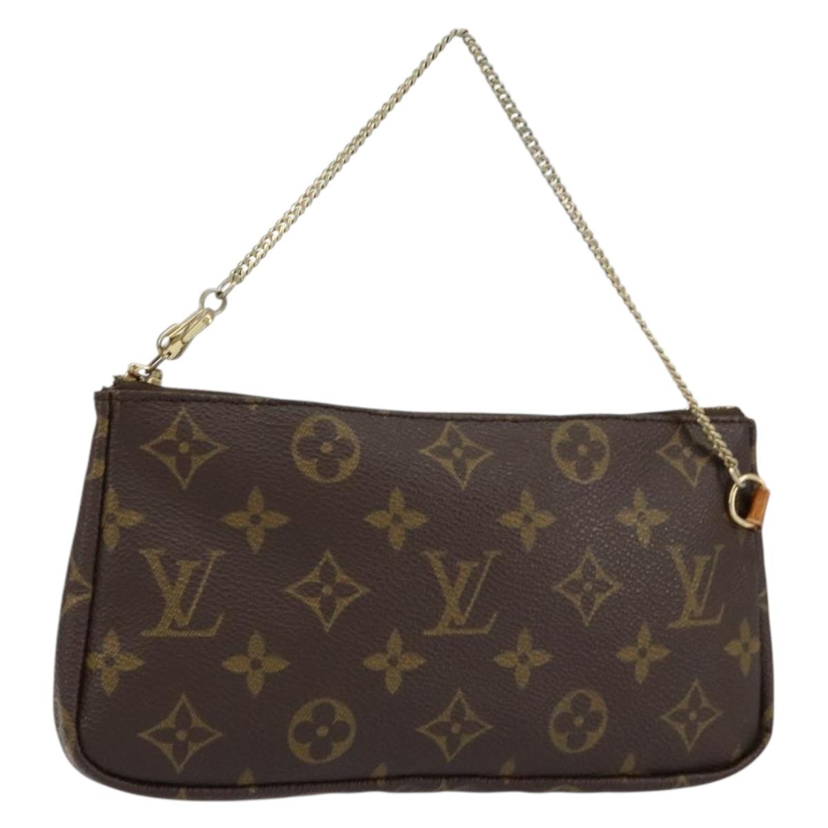 LOUIS VUITTON Monogram Sac Shopping Pouch LV Auth 155679