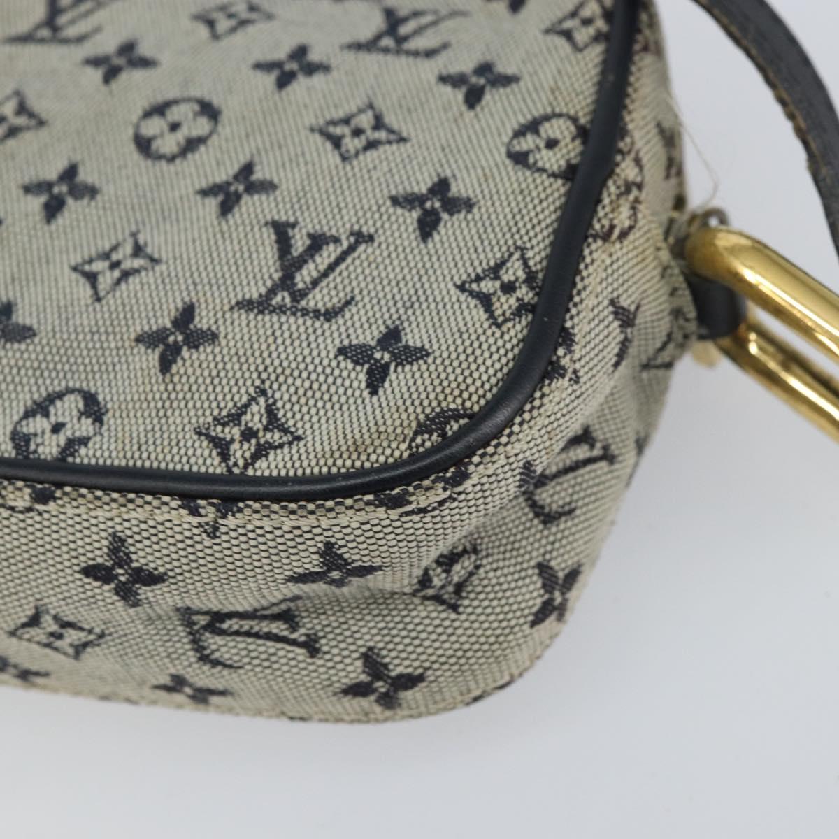 LOUIS VUITTON Monogram Mini Juliet MM Shoulder Bag Blue M92004 LV Auth 155680