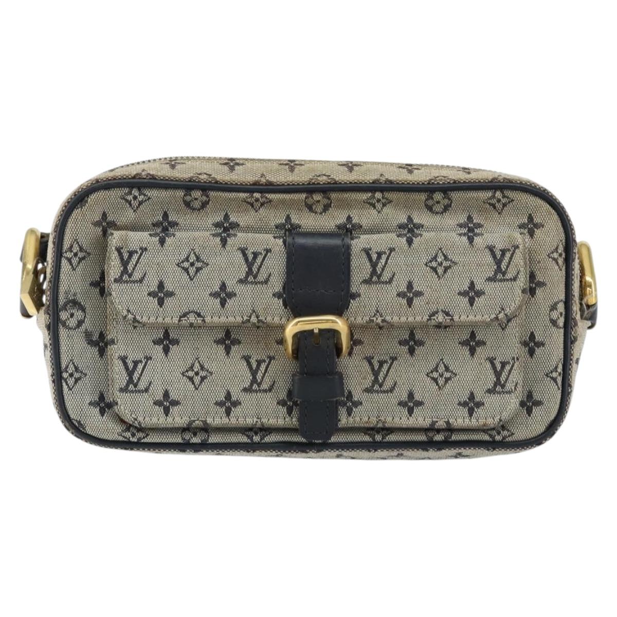 LOUIS VUITTON Monogram Mini Juliet MM Shoulder Bag Blue M92004 LV Auth 155680