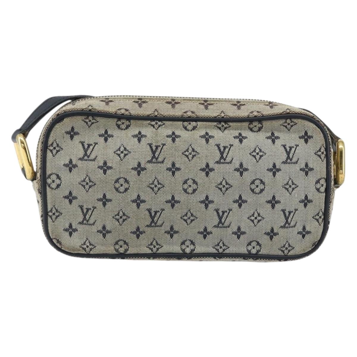 LOUIS VUITTON Monogram Mini Juliet MM Shoulder Bag Blue M92004 LV Auth 155680
