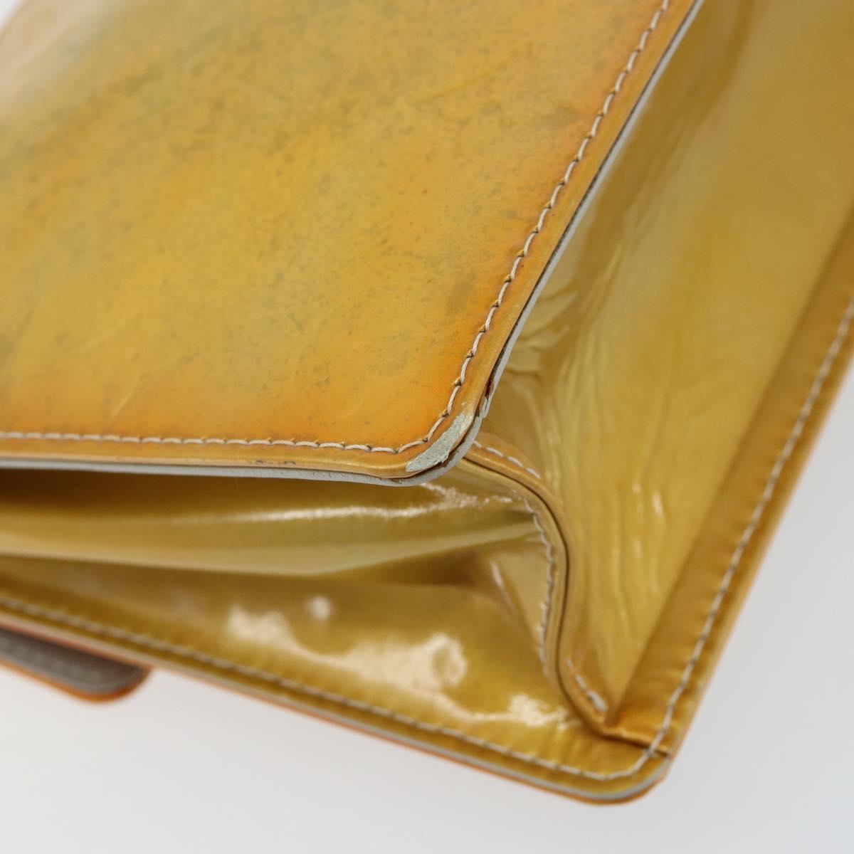 LOUIS VUITTON Monogram Vernis Spring Street Hand Bag Gris M91029 LV Auth 155681