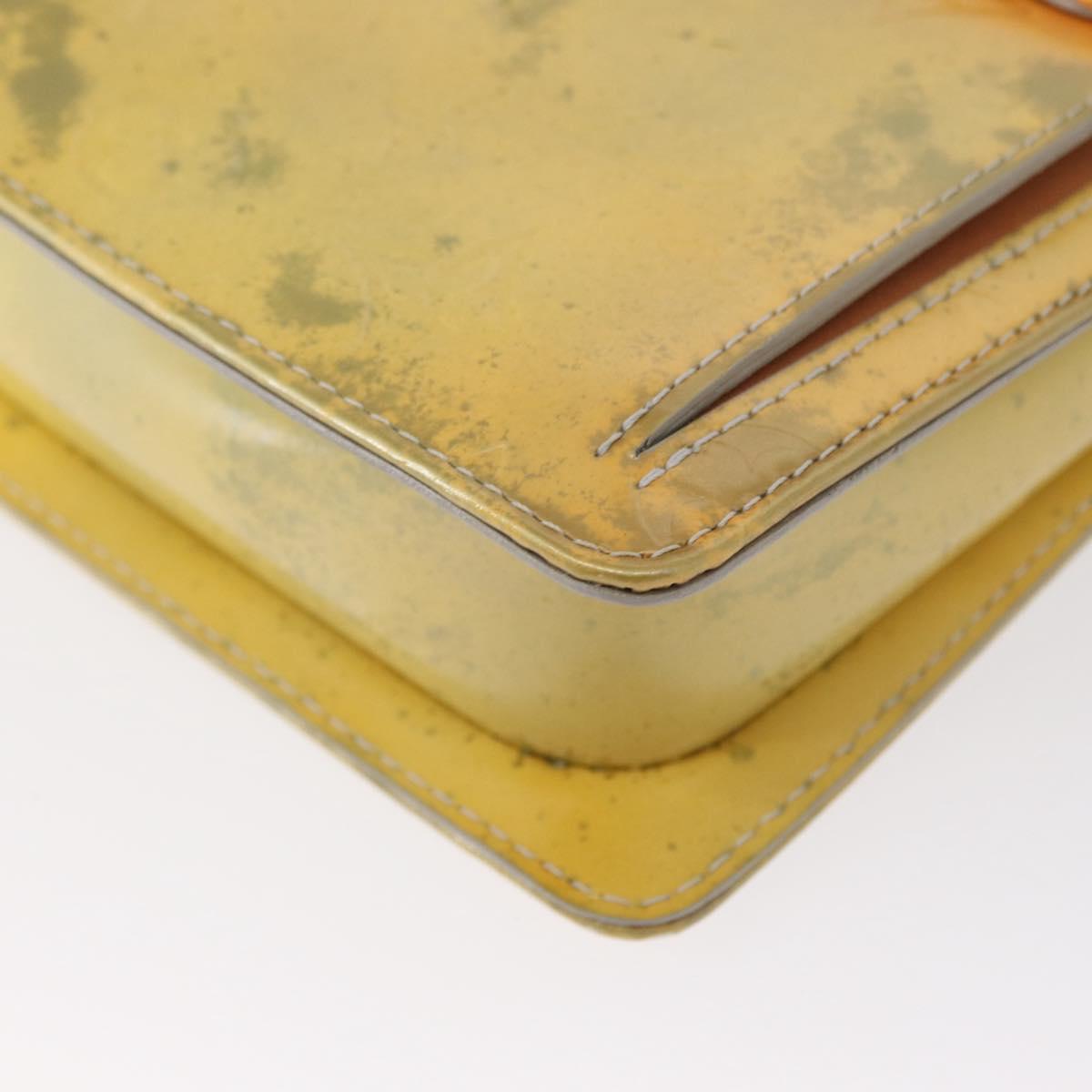 LOUIS VUITTON Monogram Vernis Motto Accessory Pouch Gris M91030 LV Auth 155682