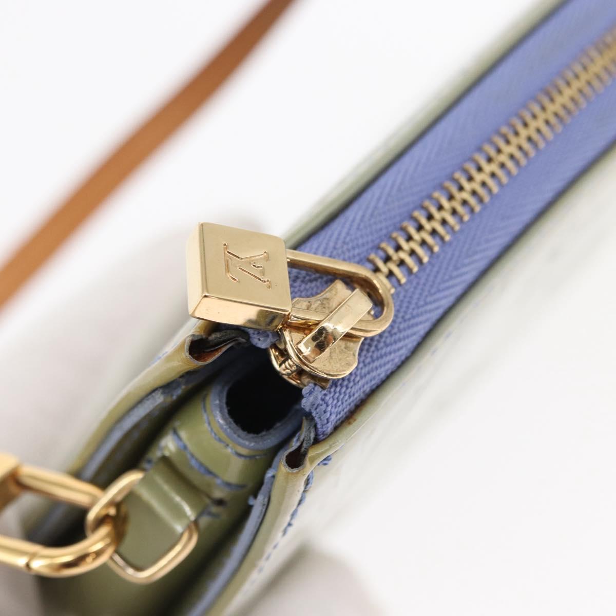 LOUIS VUITTON Monogram Vernis Lexington Pouch Lavande M91222 LV Auth 155683