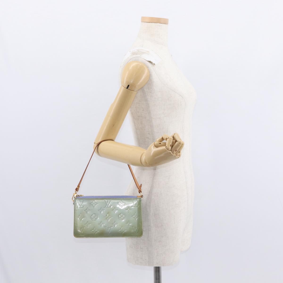 LOUIS VUITTON Monogram Vernis Lexington Pouch Lavande M91222 LV Auth 155683