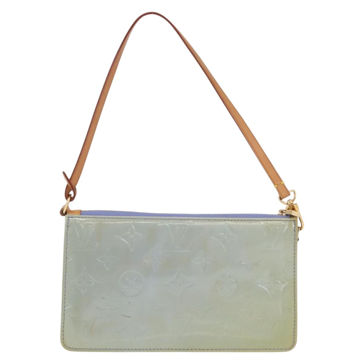 LOUIS VUITTON Monogram Vernis Lexington Pouch Lavande M91222 LV Auth 155683