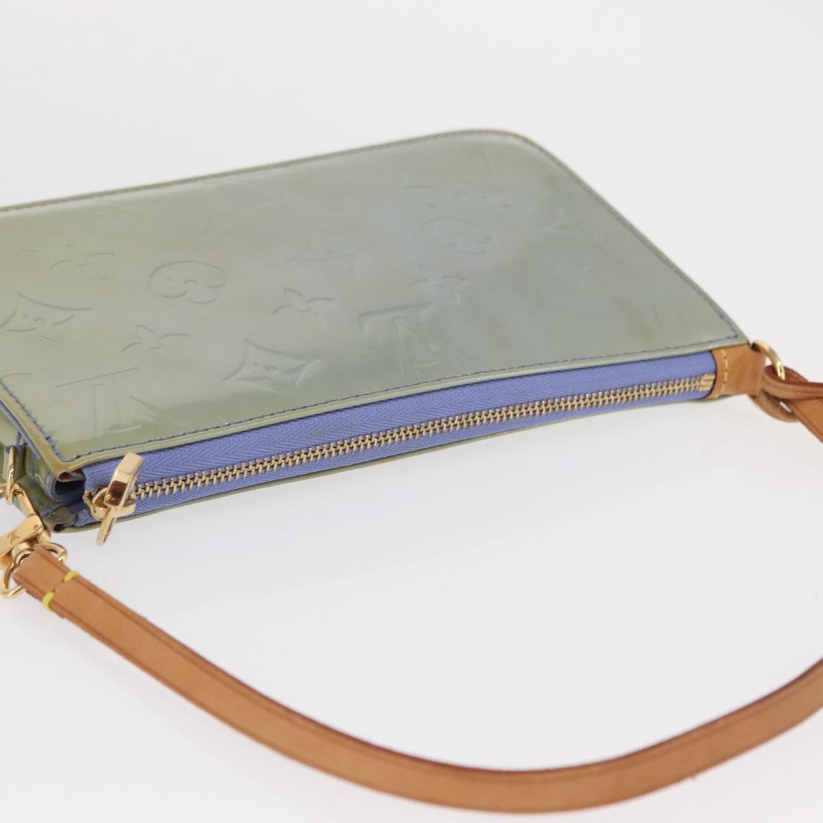 LOUIS VUITTON Monogram Vernis Lexington Pouch Lavande M91222 LV Auth 155683