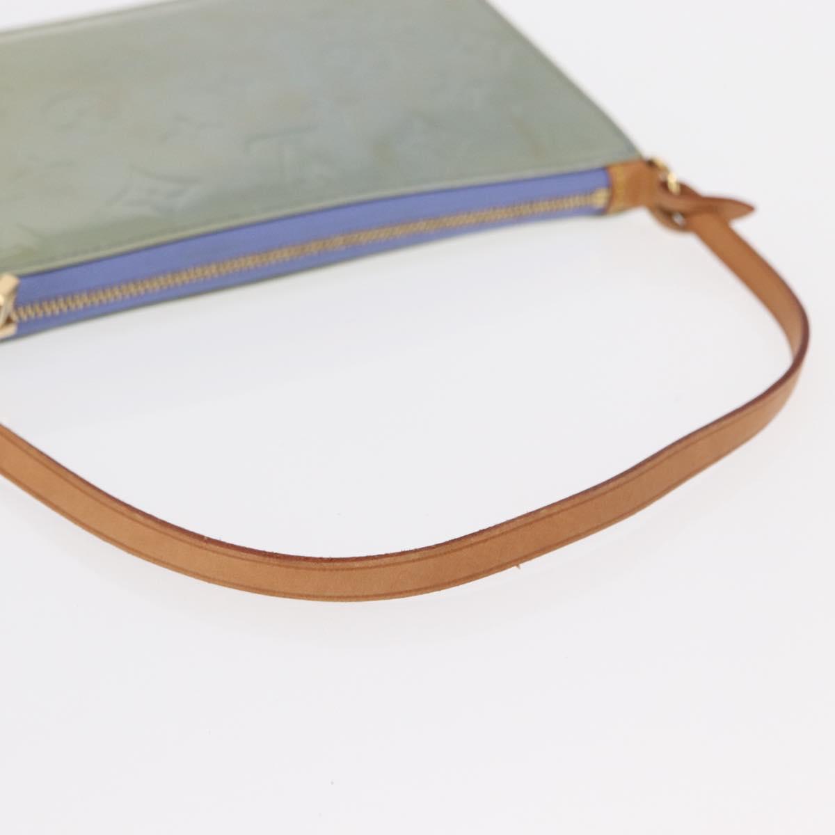 LOUIS VUITTON Monogram Vernis Lexington Pouch Lavande M91222 LV Auth 155683