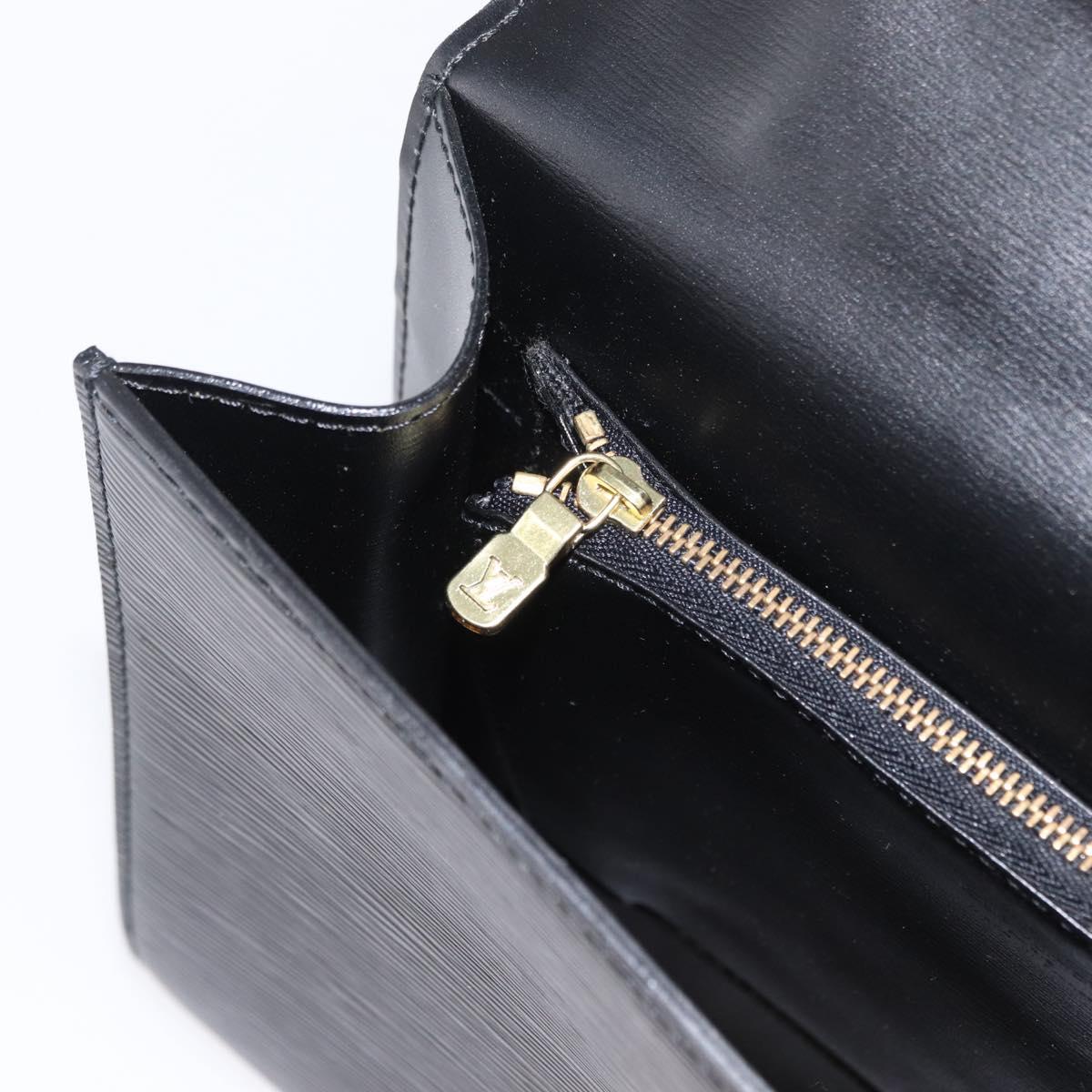 LOUIS VUITTON Epi Malesherbes Hand Bag Black M52372 LV Auth 155684