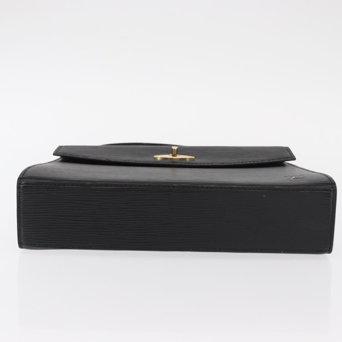 LOUIS VUITTON Epi Malesherbes Hand Bag Black M52372 LV Auth 155684