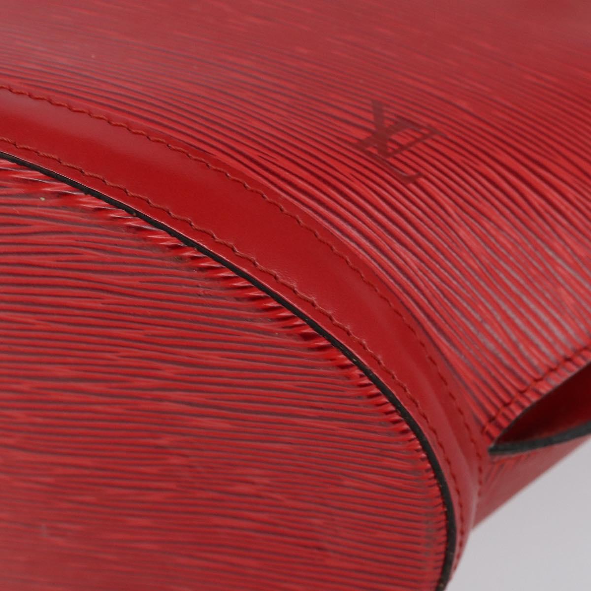 LOUIS VUITTON Epi Saint Jacques Shopping Shoulder Bag Red M52277 LV Auth 155685