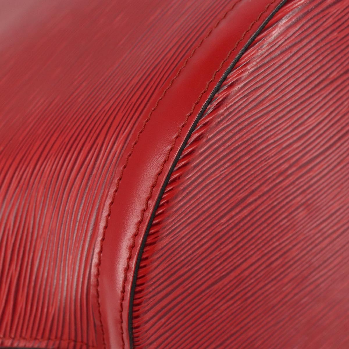 LOUIS VUITTON Epi Saint Jacques Shopping Shoulder Bag Red M52277 LV Auth 155685