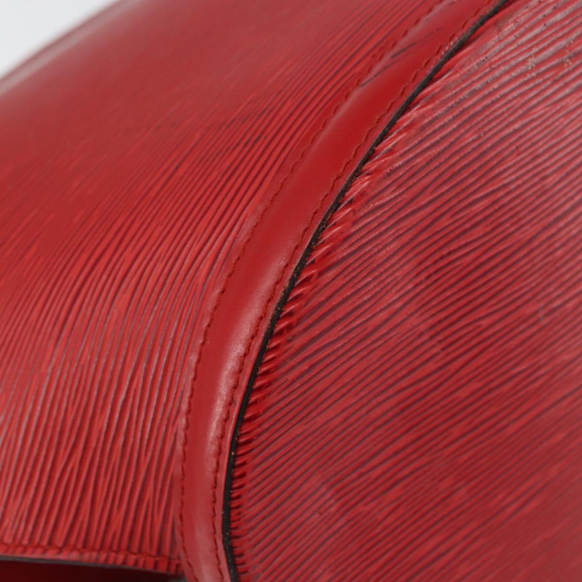 LOUIS VUITTON Epi Saint Jacques Shopping Shoulder Bag Red M52277 LV Auth 155685