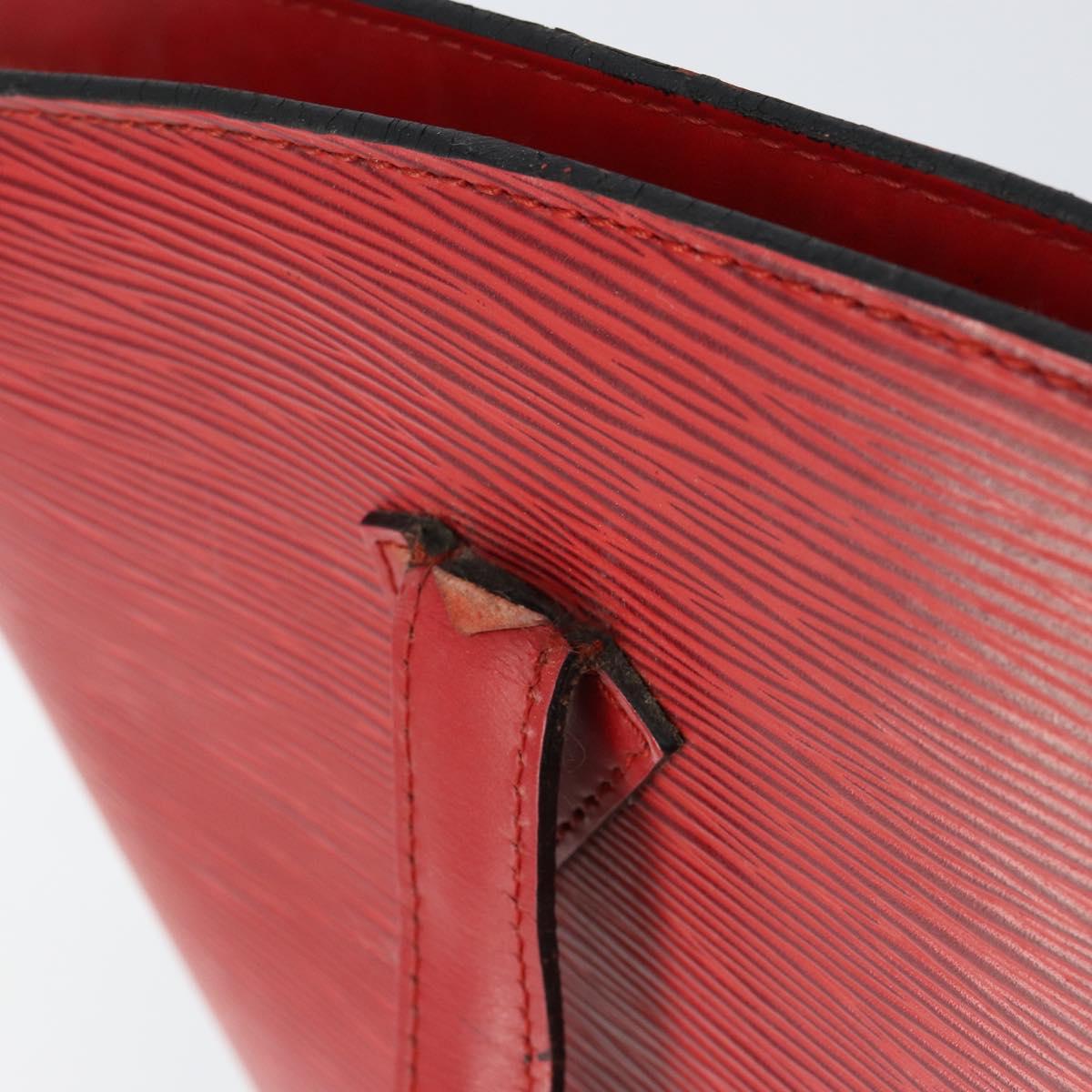LOUIS VUITTON Epi Saint Jacques Shopping Shoulder Bag Red M52277 LV Auth 155685