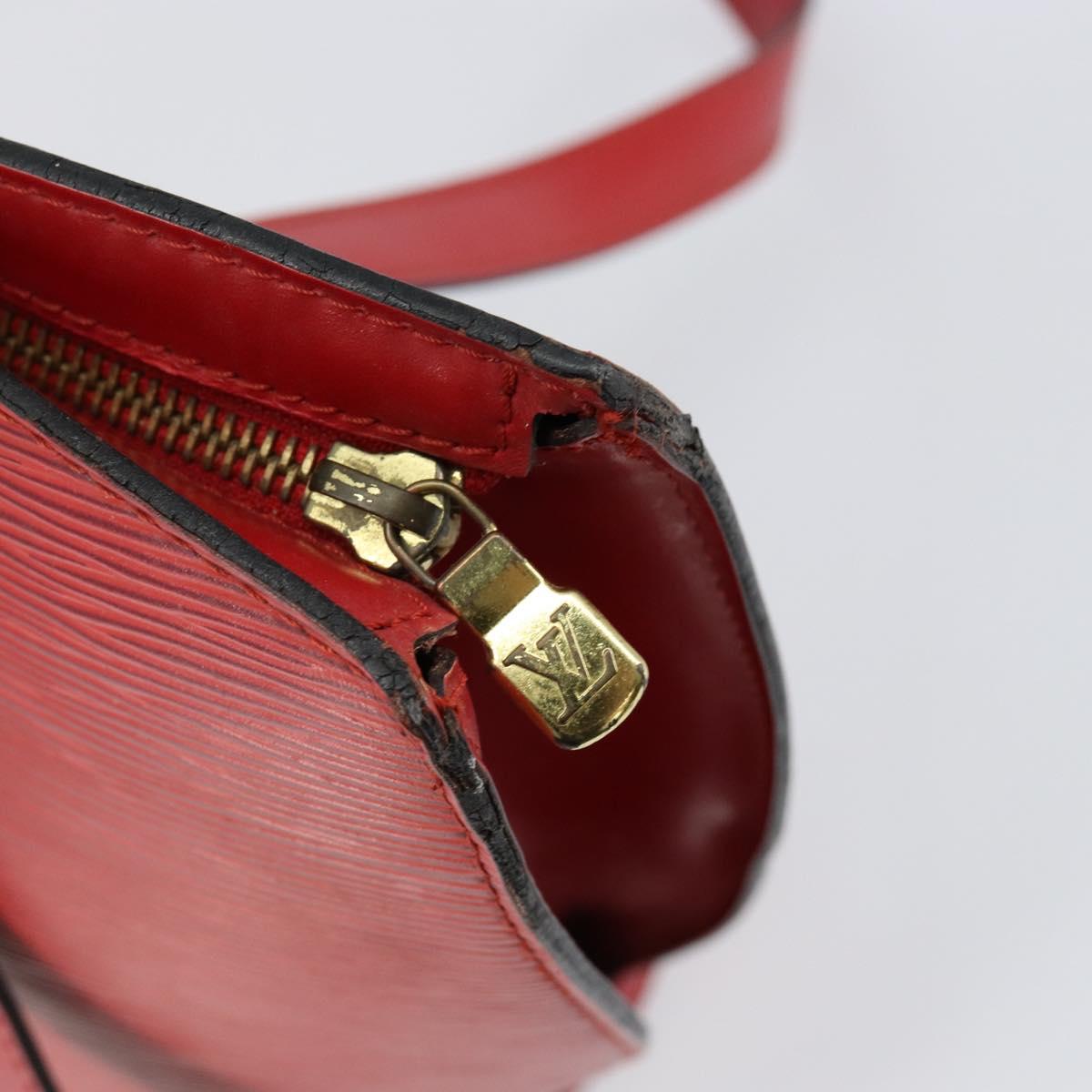 LOUIS VUITTON Epi Saint Jacques Shopping Shoulder Bag Red M52277 LV Auth 155685