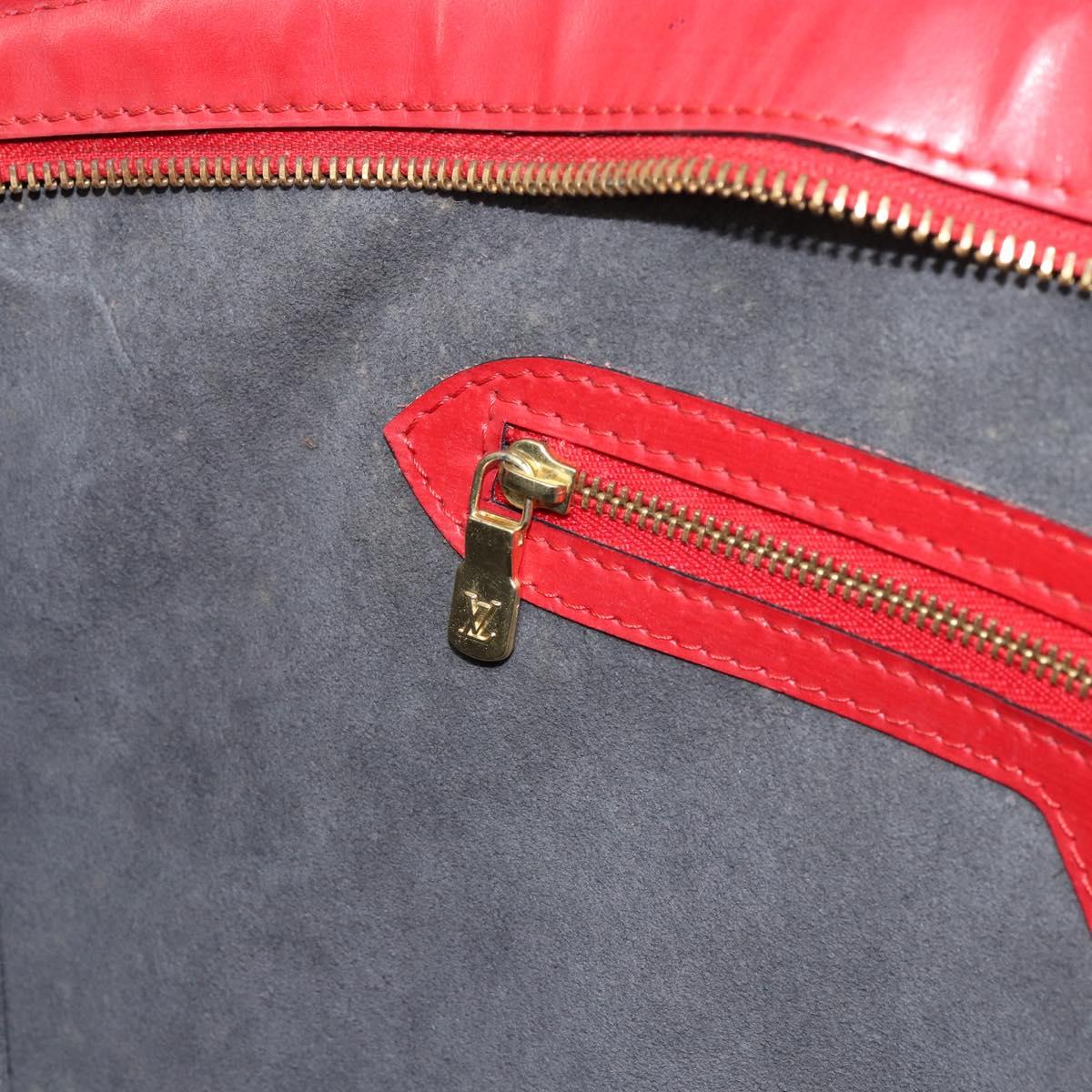 LOUIS VUITTON Epi Saint Jacques Shopping Shoulder Bag Red M52277 LV Auth 155685