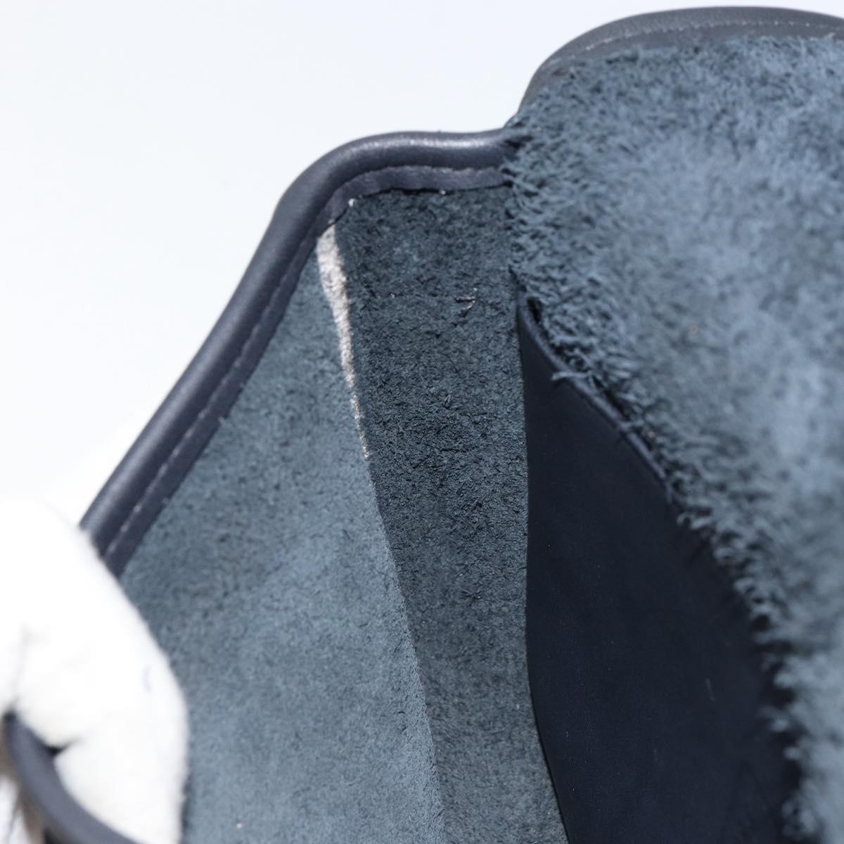 Coach Shoulder Bag Leather Black Gold Auth 155705